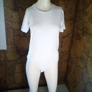 Free People Classic White Bodysuit